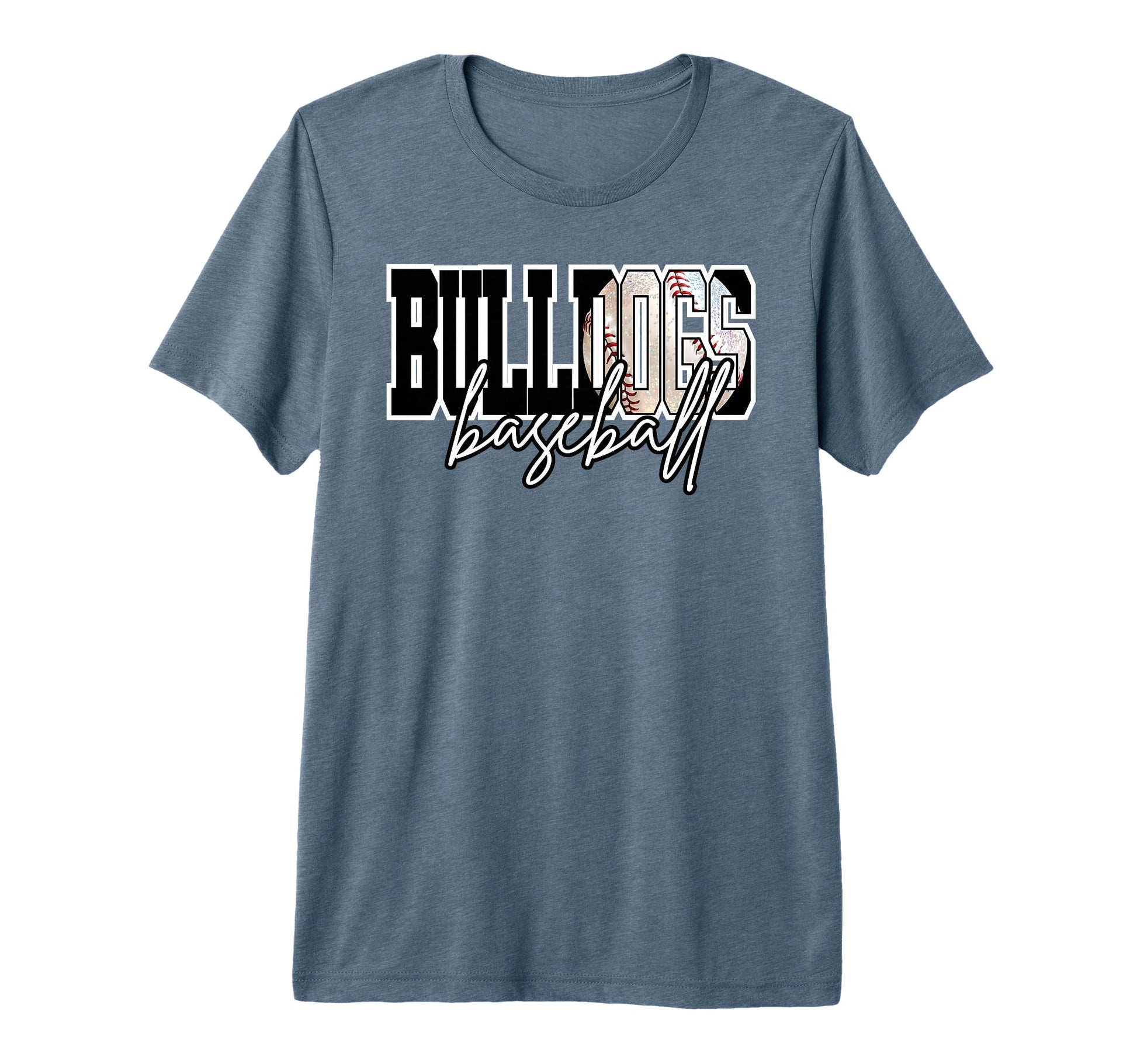 Bulldogs Baseball Mom Game Day Sports T-Shirt - Graphic Print for Adults - T-Shirt, Sweatshirt, Hoodie