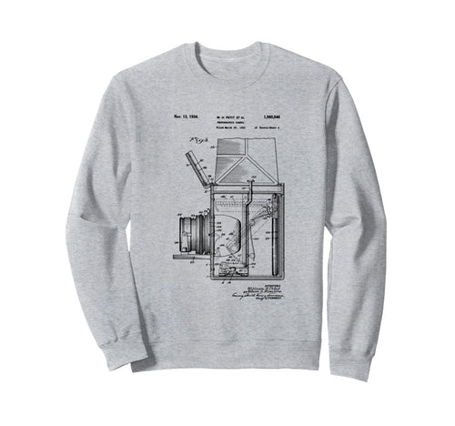 Camera Photographic Patent 1934 Sweatshirt - Custom Art Print Men Women - T-Shirt, Sweatshirt, Hoodie