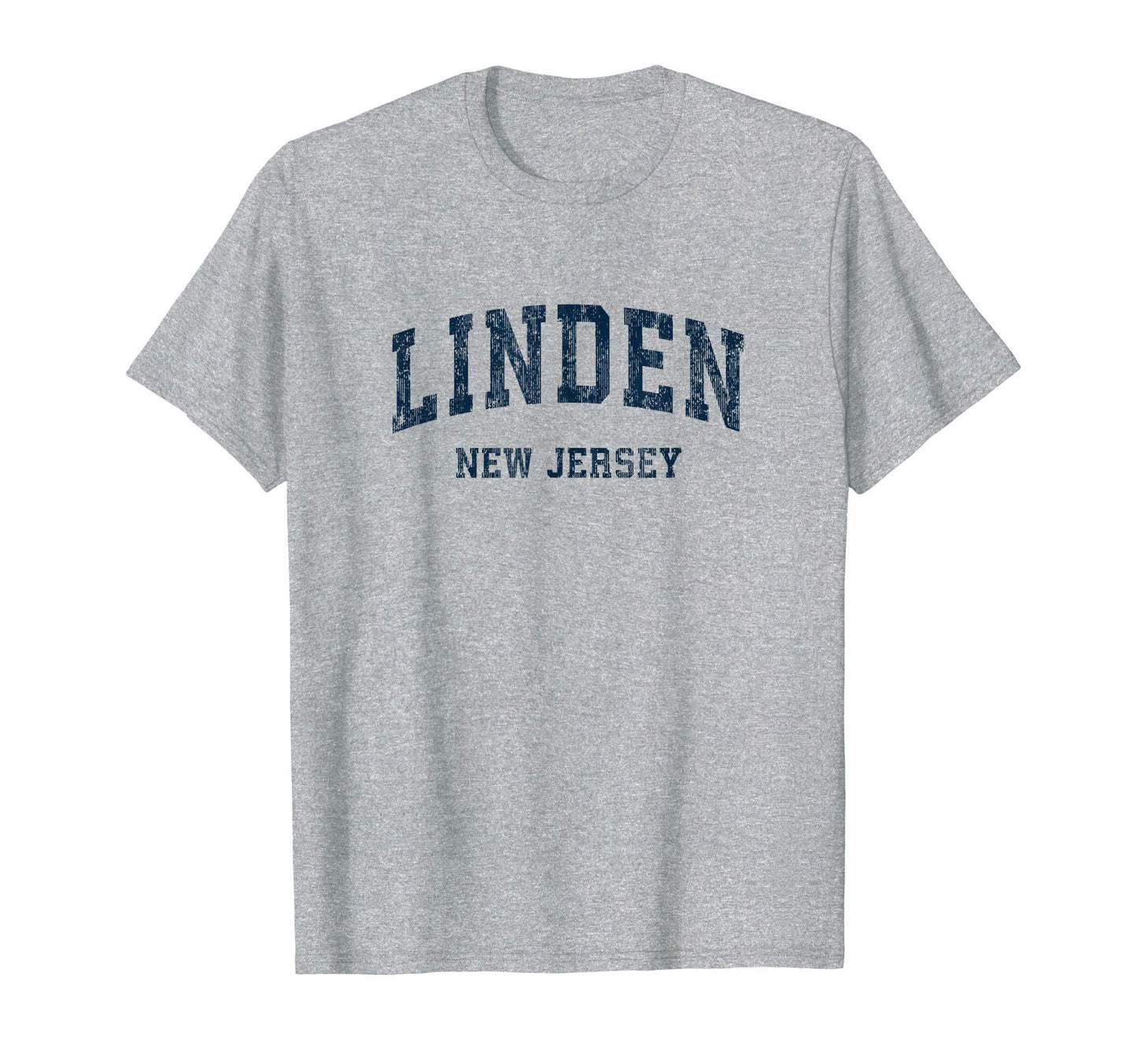 Linden New Jersey Nj Varsity T-Shirt - Casual Everyday Wear for Adults - T-Shirt, Sweatshirt, Hoodie
