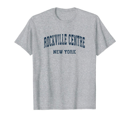 Rockville Centre New York Ny Varsity T-Shirt - Novelty Apparel for Adults - T-Shirt, Sweatshirt, Hoodie