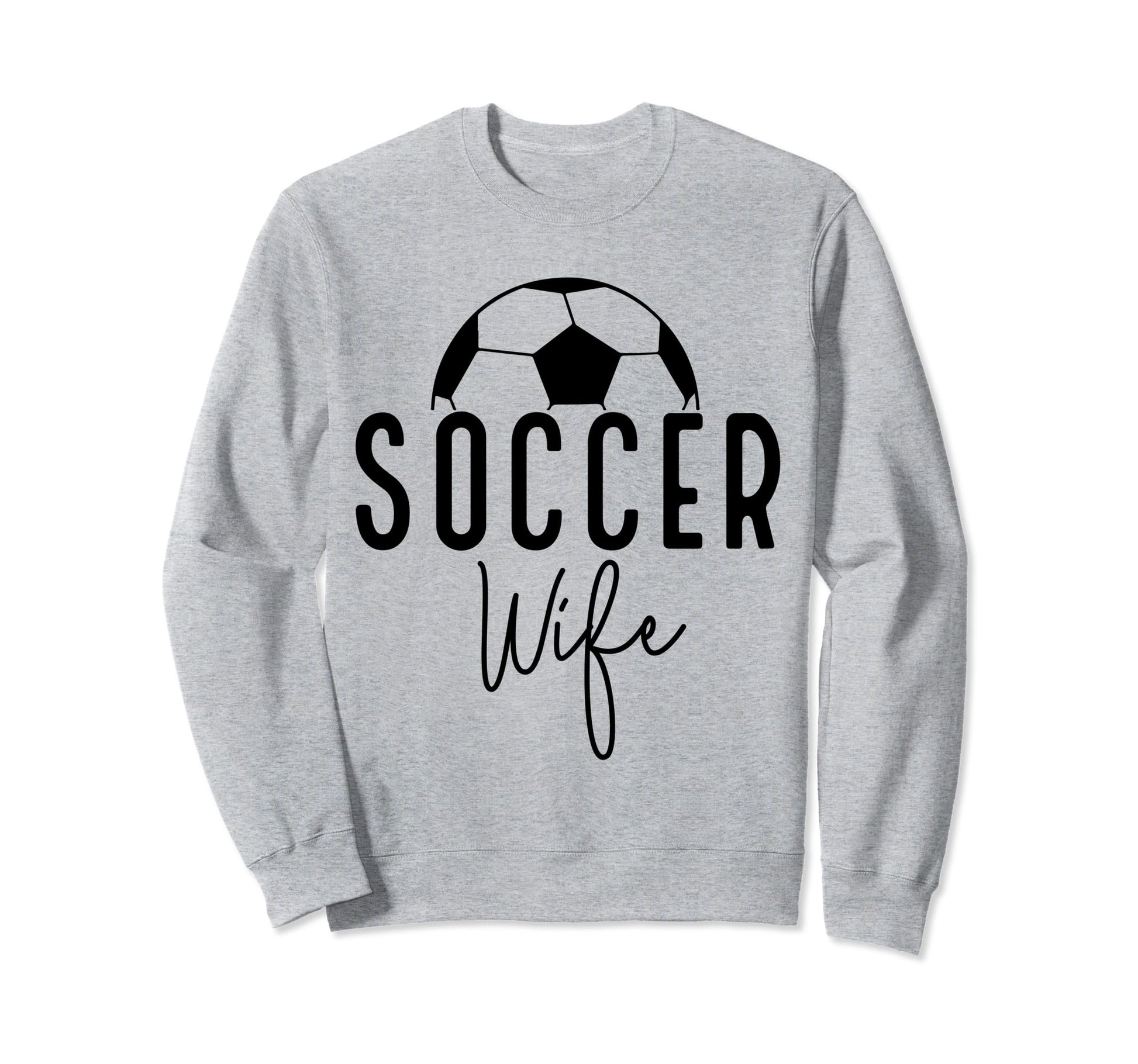 Soccer Wife Mom Player Coach Game Sweatshirt - Minimalist Print Men Women - T-Shirt, Sweatshirt, Hoodie