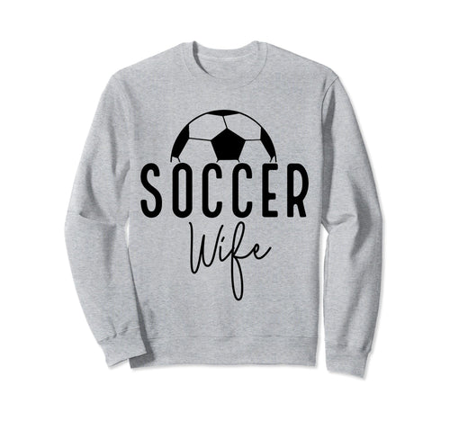 Soccer Wife Mom Player Coach Game Sweatshirt - Minimalist Print Men Women - T-Shirt, Sweatshirt, Hoodie