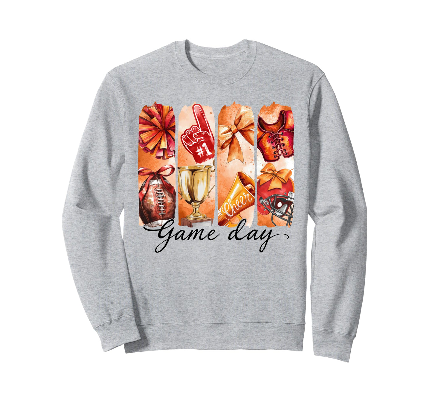 Football Cheer Bow Game Days Sweatshirt - Minimalist Print Unisex - T-Shirt, Sweatshirt, Hoodie