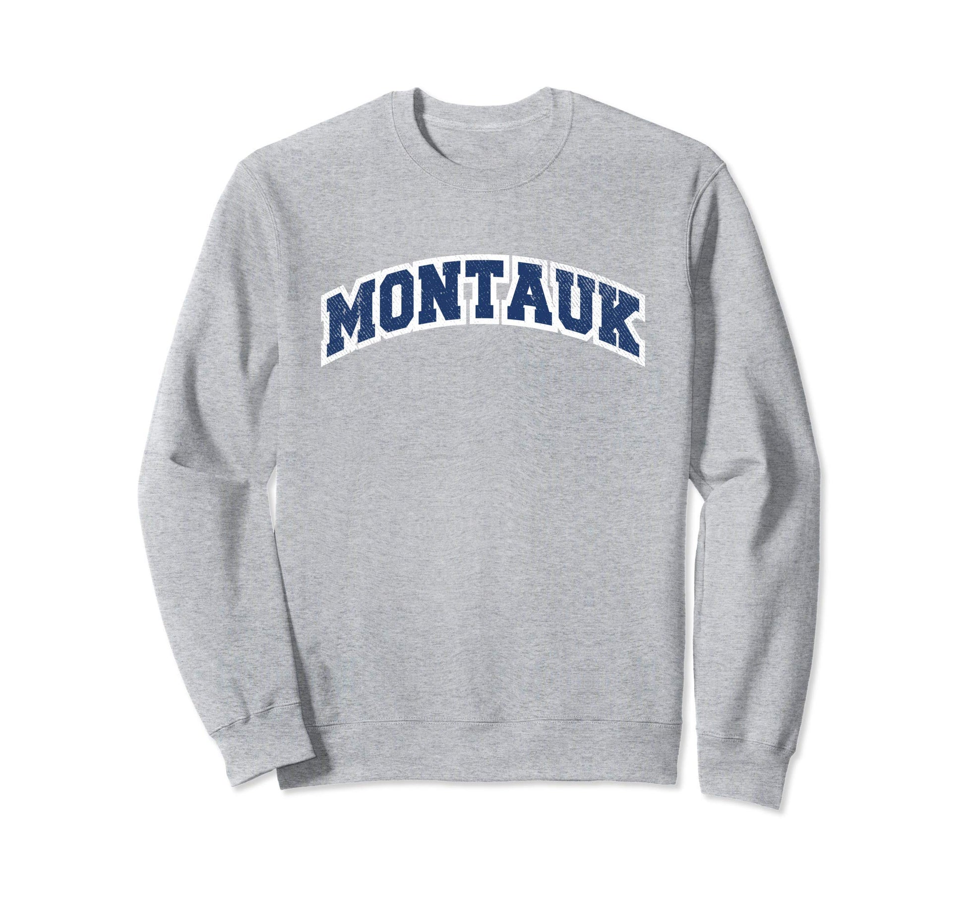 Montauk New York Varsity Sweatshirt - Fun Novelty Design Men Women - T-Shirt, Sweatshirt, Hoodie