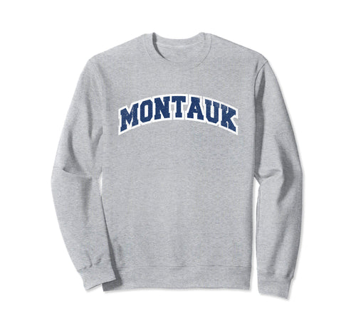 Montauk New York Varsity Sweatshirt - Fun Novelty Design Men Women - T-Shirt, Sweatshirt, Hoodie