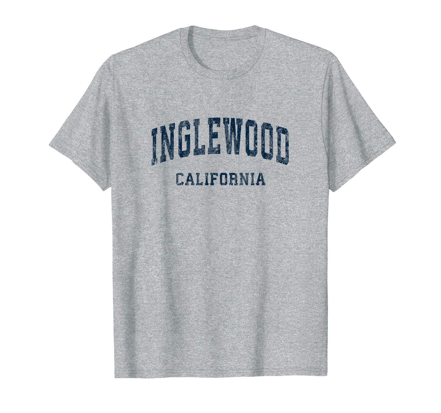 Inglewood California Ca Varsity T-Shirt - Custom Art Print for Adults - T-Shirt, Sweatshirt, Hoodie
