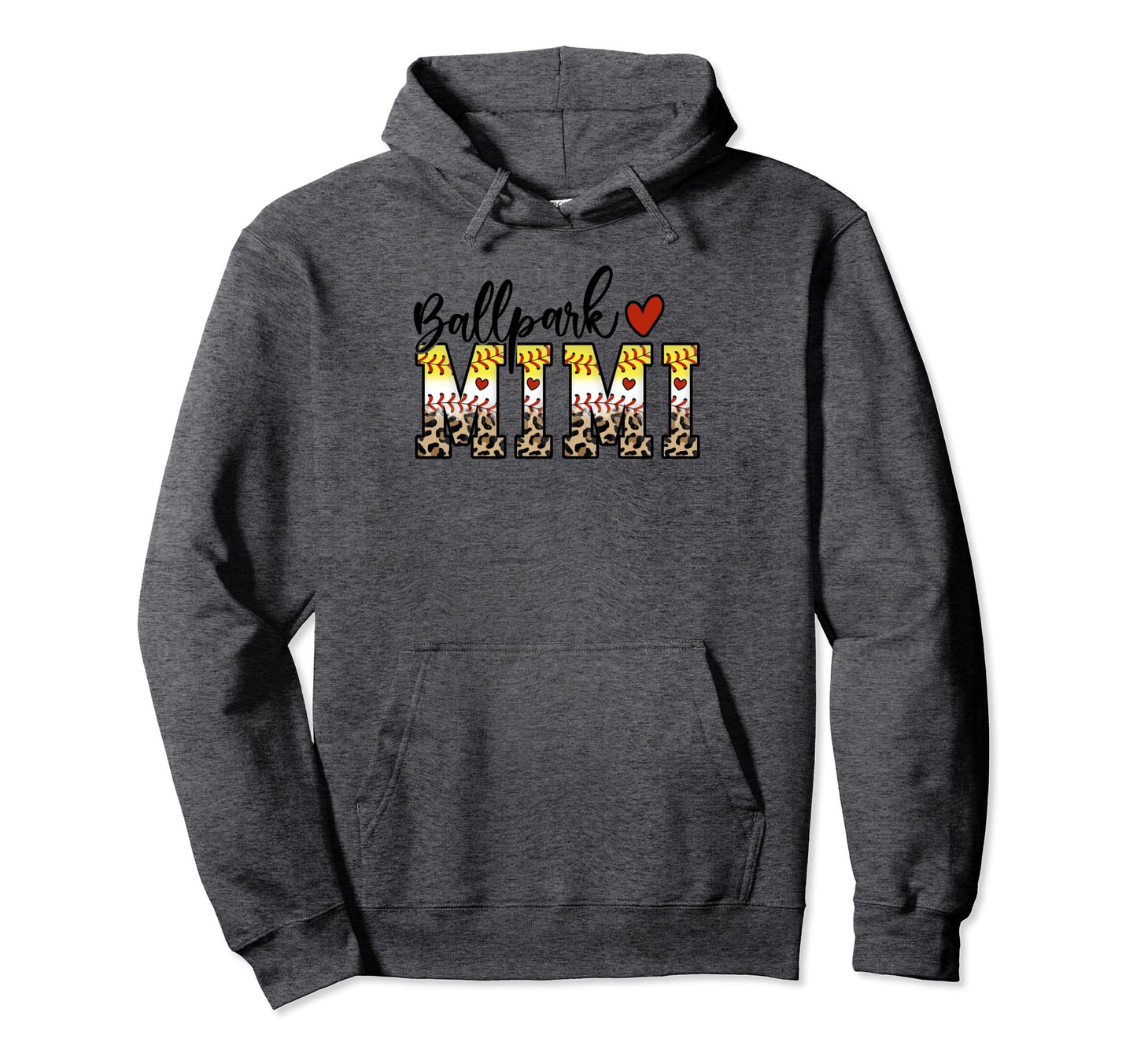 Ballpark Mimi Baseball Softball Mom Hoodie - Aesthetic Graphic Unisex - T-Shirt, Sweatshirt, Hoodie