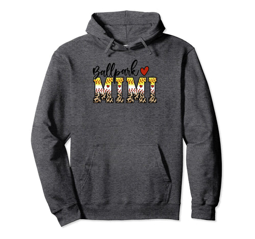 Ballpark Mimi Baseball Softball Mom Hoodie - Aesthetic Graphic Unisex - T-Shirt, Sweatshirt, Hoodie