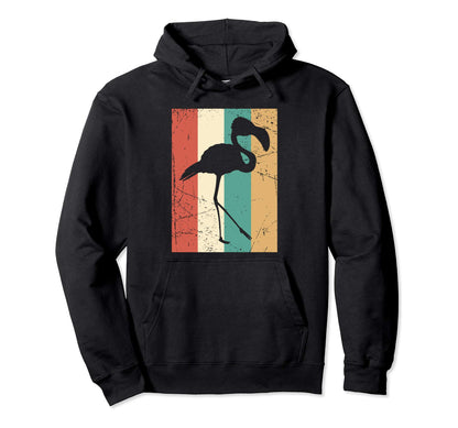 Flamingo Rainbow Bird Hoodie - Unique Graphic Unisex - T-Shirt, Sweatshirt, Hoodie