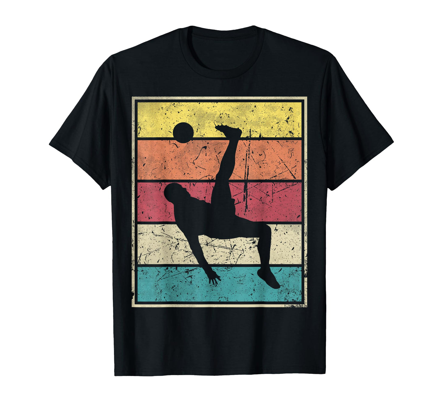Football Soccer Kick Stripes T-Shirt - Fun Novelty Design Unisex - T-Shirt, Sweatshirt, Hoodie