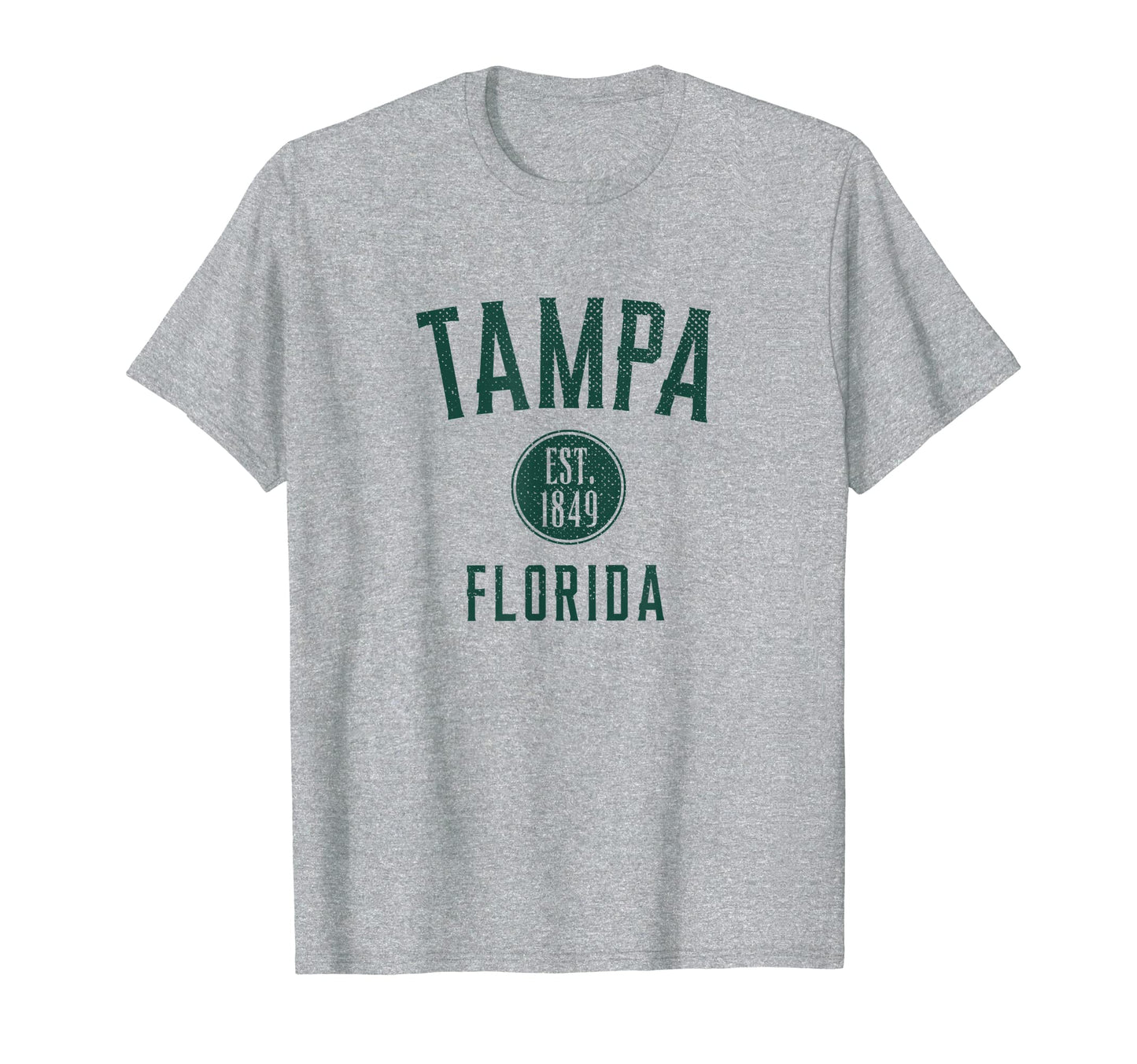 Tampa Florida Varsity Distressed T-Shirt - Minimalist Print Unisex - T-Shirt, Sweatshirt, Hoodie