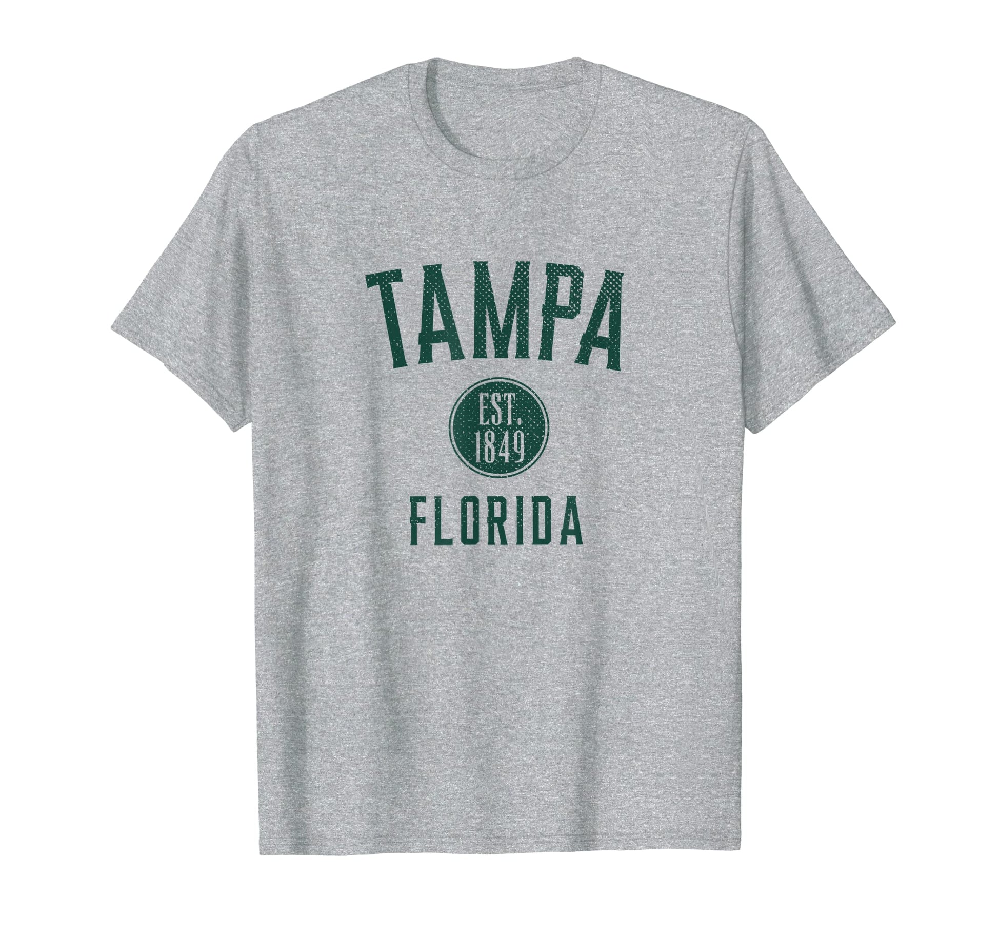 Tampa Florida Varsity Distressed T-Shirt - Minimalist Print Unisex - T-Shirt, Sweatshirt, Hoodie
