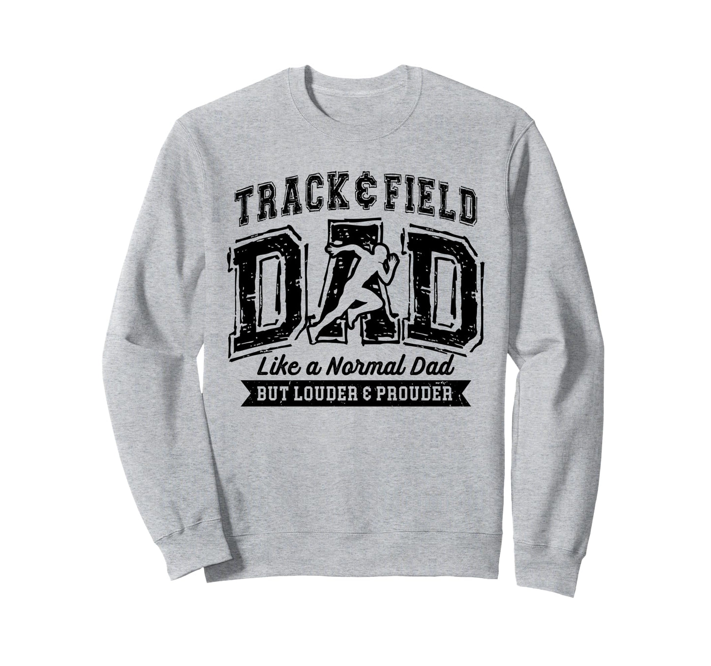 Track And Field Dad Like Normal Sweatshirt - Minimalist Print Men Women - T-Shirt, Sweatshirt, Hoodie