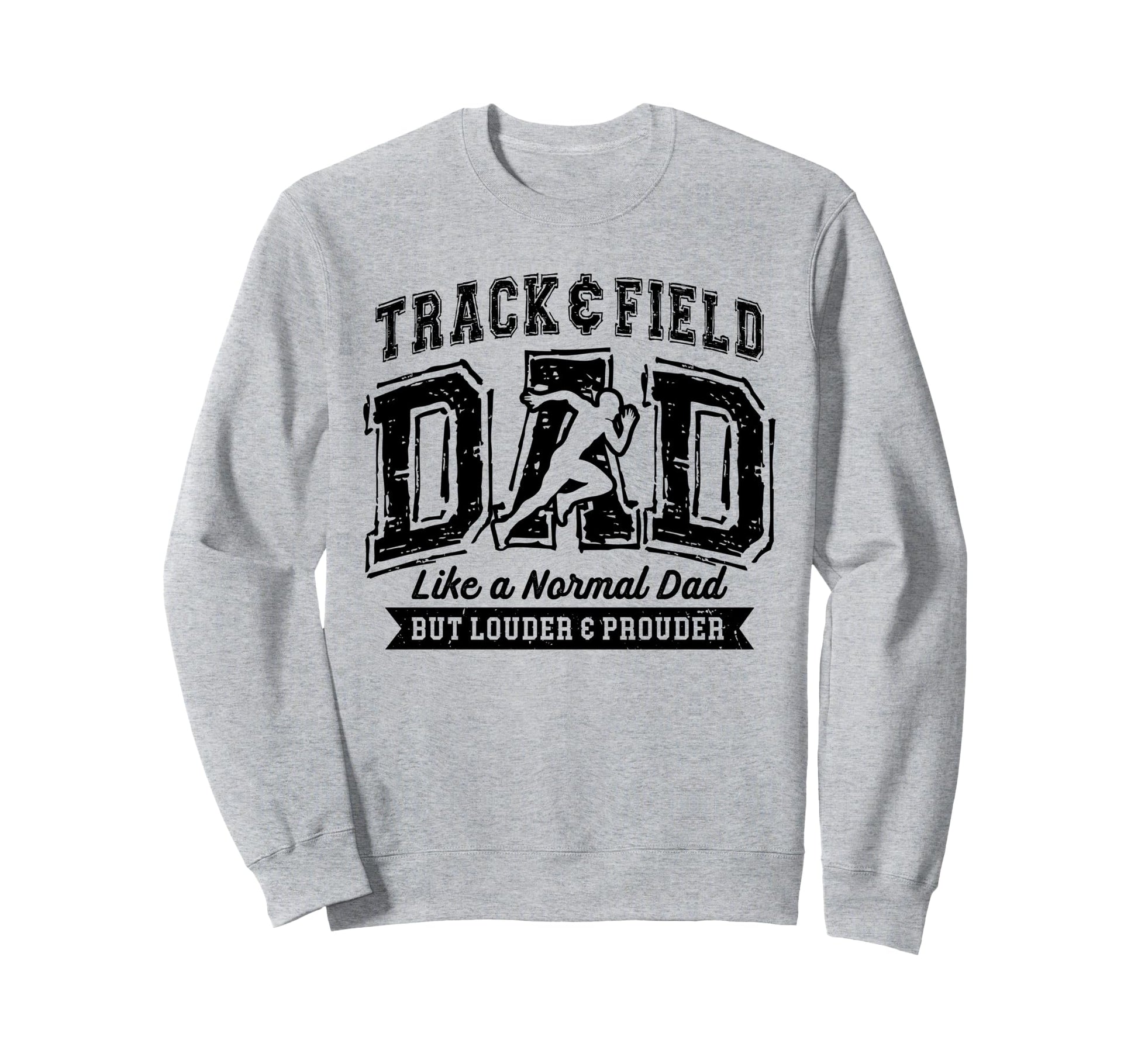 Track And Field Dad Like Normal Sweatshirt - Minimalist Print Men Women - T-Shirt, Sweatshirt, Hoodie