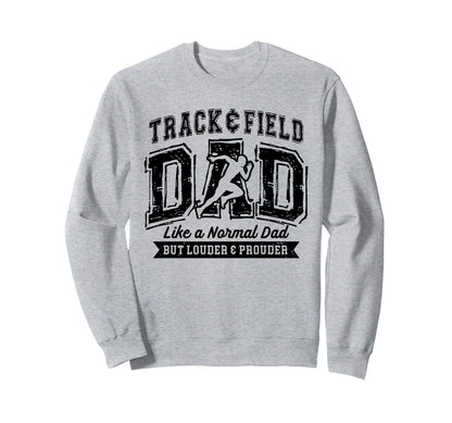 Track And Field Dad Like Normal Sweatshirt - Minimalist Print Men Women - T-Shirt, Sweatshirt, Hoodie