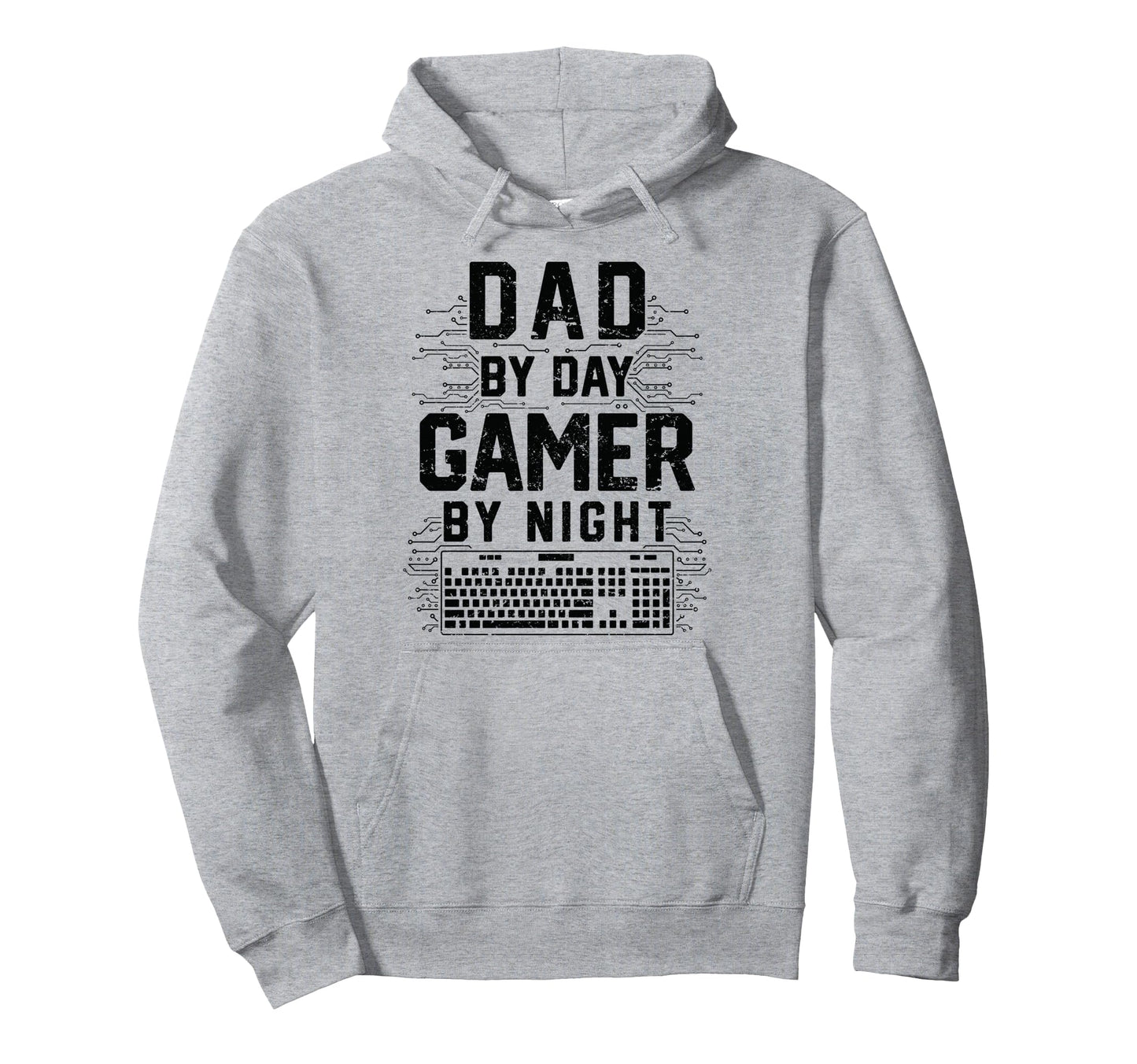 Dad Day Gamer Night Funny Fathers Day Hoodie - Unique Graphic for Adults - T-Shirt, Sweatshirt, Hoodie