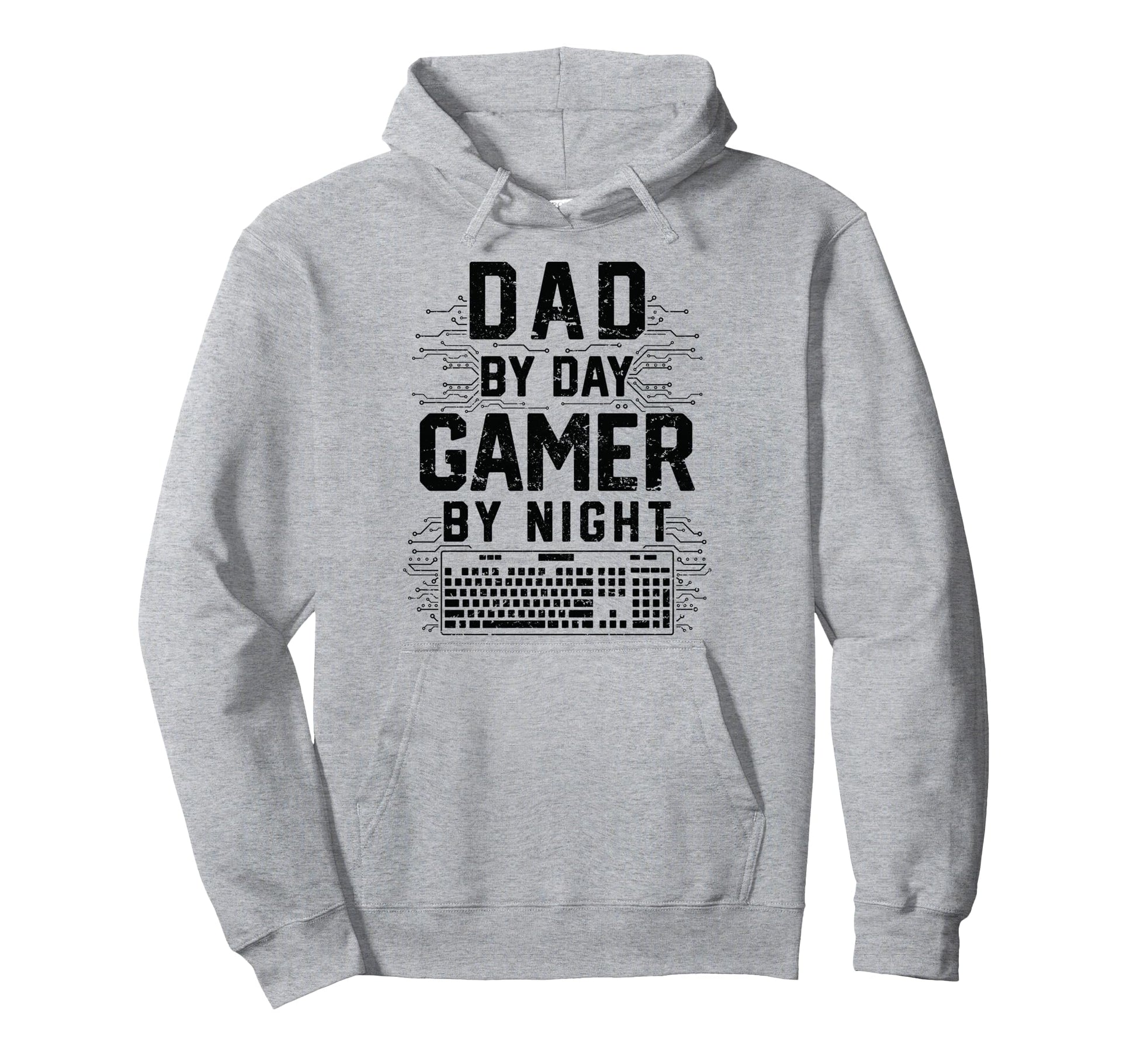 Dad Day Gamer Night Funny Fathers Day Hoodie - Unique Graphic for Adults - T-Shirt, Sweatshirt, Hoodie