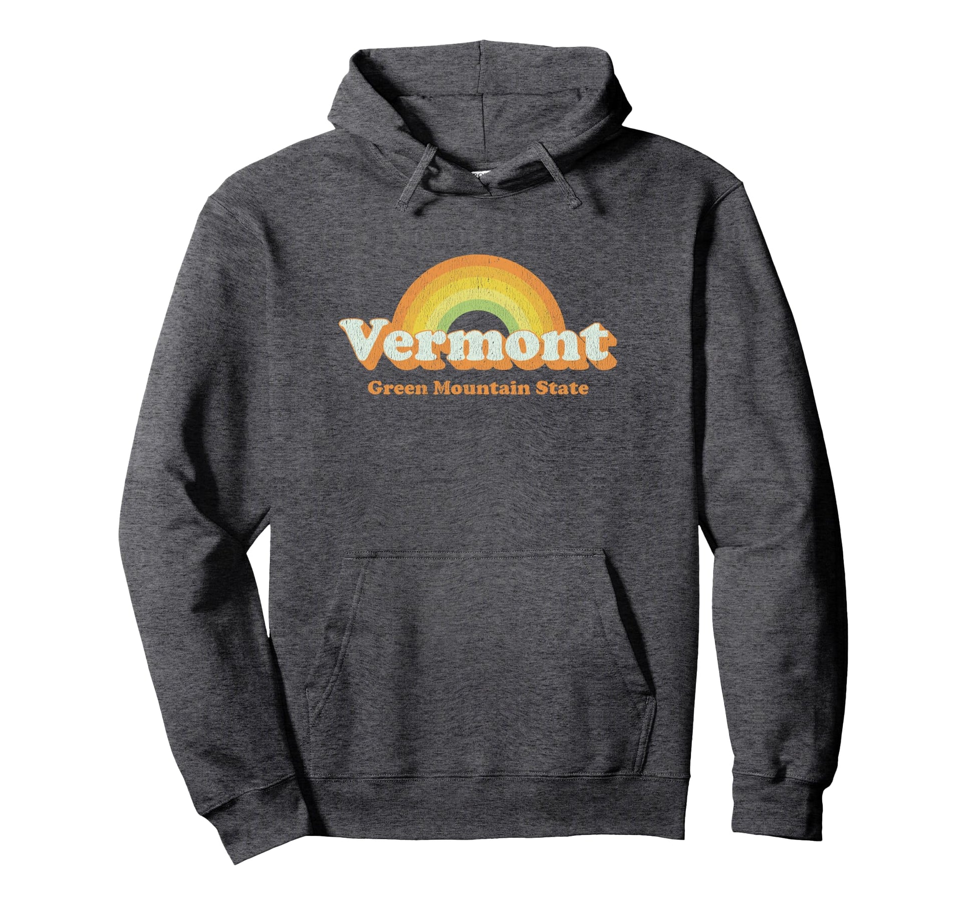 Vermont 70S Vt Rainbow Hoodie - Streetwear Style for Adults - T-Shirt, Sweatshirt, Hoodie
