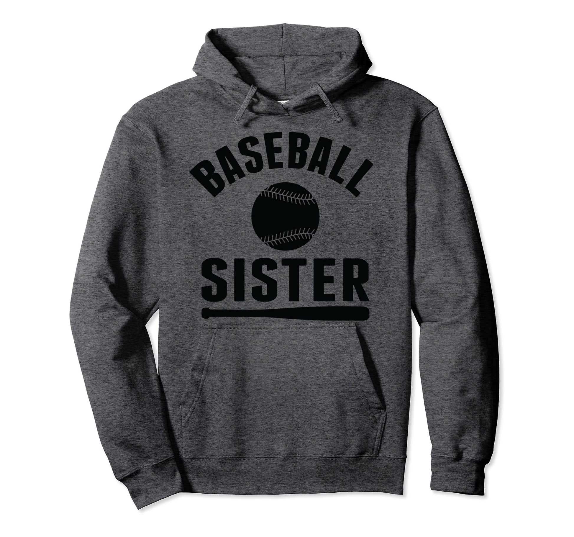 Baseball Player Sister Baseball Hoodie - Novelty Apparel for Adults - T-Shirt, Sweatshirt, Hoodie