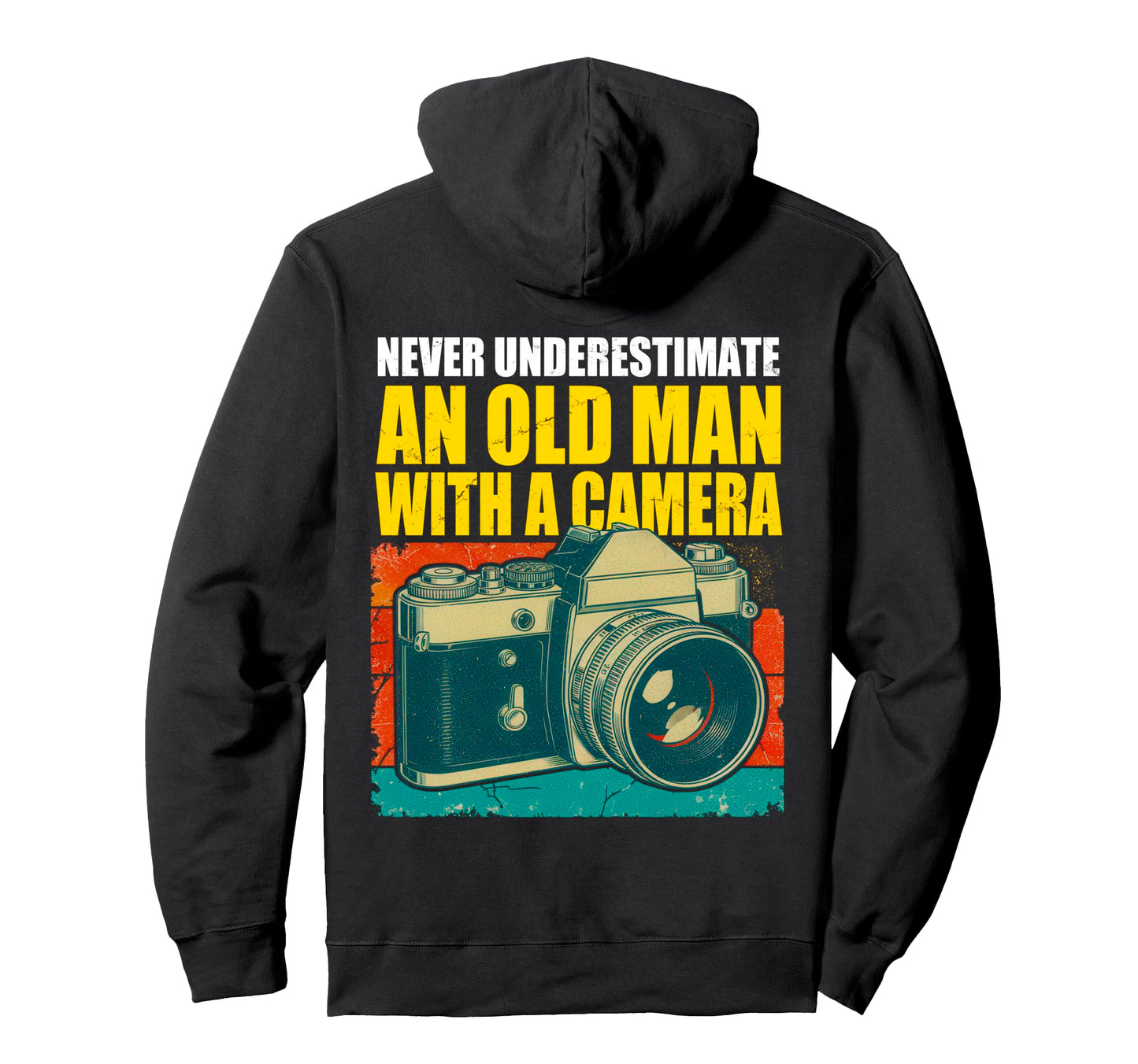 Old Camera Funny Photographer Gift Hoodie - Aesthetic Graphic Unisex - T-Shirt, Sweatshirt, Hoodie