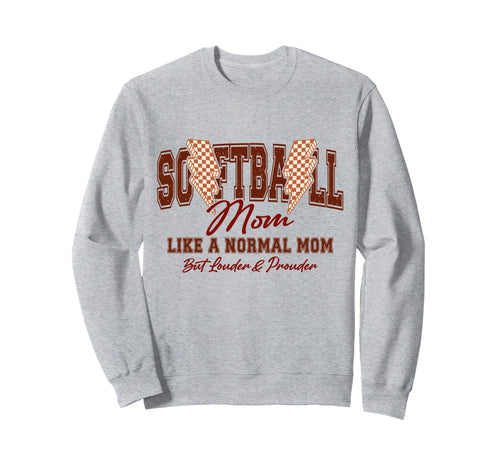 Softball Mama Biggest Fan Softball Mom Sweatshirt - Unique Graphic Unisex - T-Shirt, Sweatshirt, Hoodie