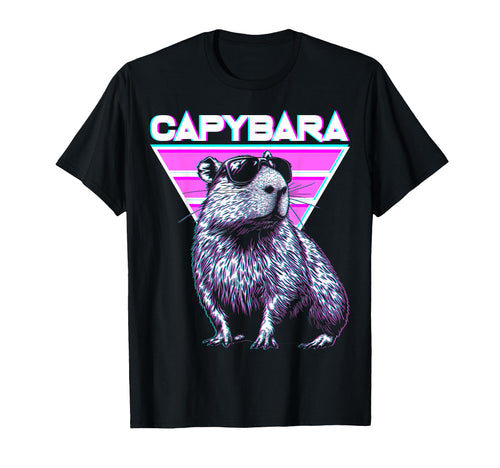 Capybara Capibara Sunglasses T-Shirt - Novelty Apparel for Adults - T-Shirt, Sweatshirt, Hoodie