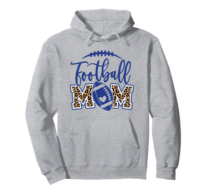 Game Day Leopard White And Blue High Hoodie - Graphic Print Men Women - T-Shirt, Sweatshirt, Hoodie