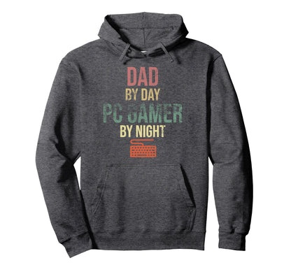 Dad Day Pc Gamer Night Gift Gaming Dads Hoodie - Custom Art Print Unisex - T-Shirt, Sweatshirt, Hoodie