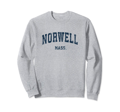 Norwell Massachusetts Ma Varsity Sweatshirt - Aesthetic Graphic Unisex - T-Shirt, Sweatshirt, Hoodie