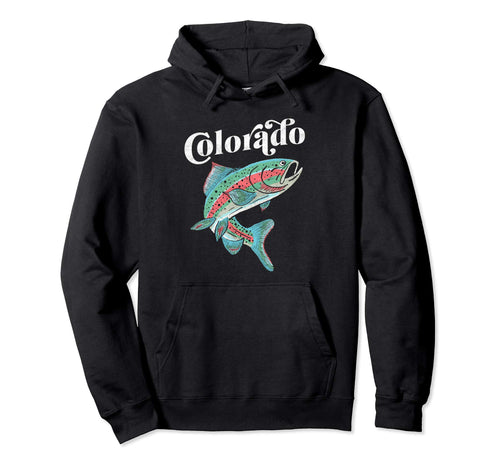 Maine Rainbow Trout Fishing Hoodie - Minimalist Print Unisex - T-Shirt, Sweatshirt, Hoodie