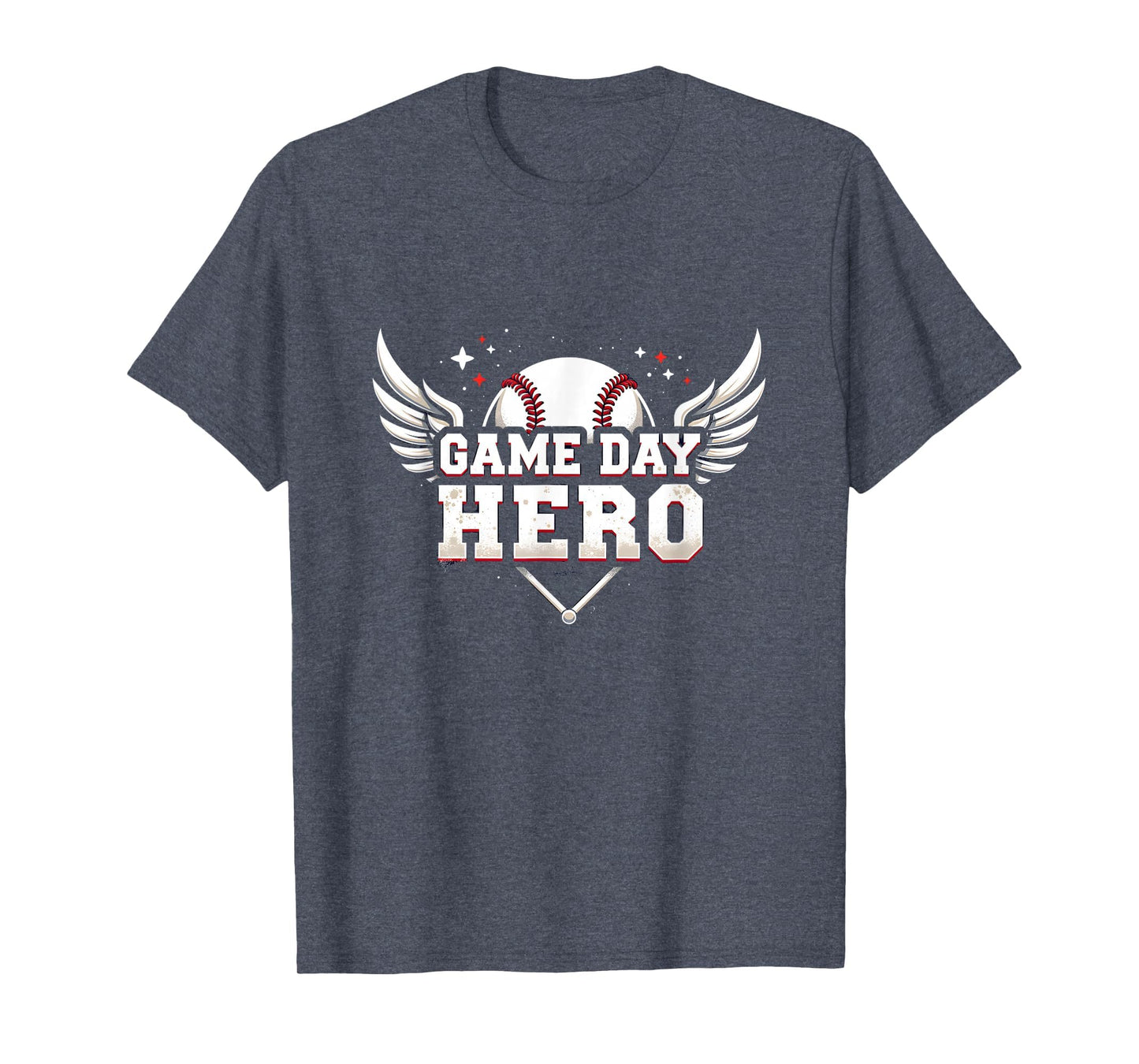 Baseball Dad Game Day Hero Proud Father T-Shirt - Minimalist Print Unisex - T-Shirt, Sweatshirt, Hoodie