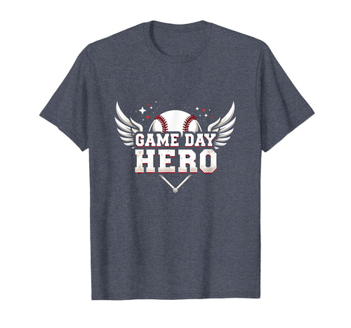 Baseball Dad Game Day Hero Proud Father T-Shirt - Minimalist Print Unisex - T-Shirt, Sweatshirt, Hoodie