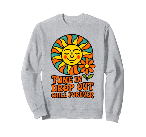 Hippie Boho Daisy Flower And Sweatshirt - Casual Everyday Wear Men Women - T-Shirt, Sweatshirt, Hoodie