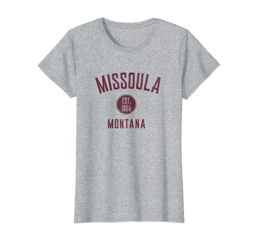 Missoula Montana Varsity Distressed T-Shirt - Aesthetic Graphic Men Women - T-Shirt, Sweatshirt, Hoodie