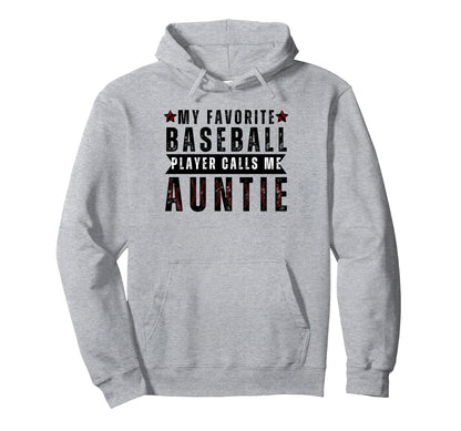 My Favorite Baseball Player Calls Me Hoodie - Fun Novelty Design Unisex - T-Shirt, Sweatshirt, Hoodie