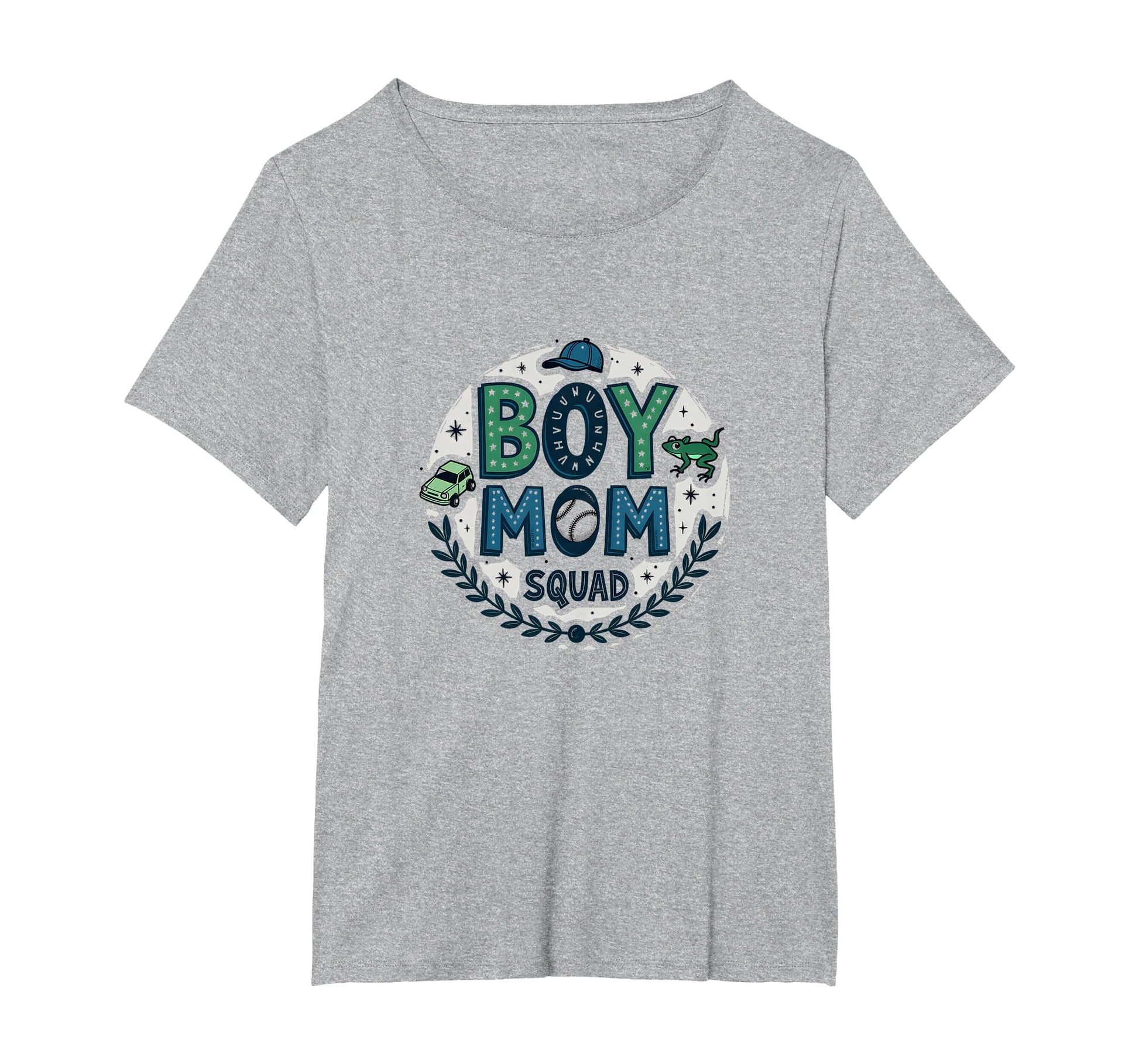 Mom Squad Proud Mama Baseball Cap T-Shirt - Custom Art Print Men Women - T-Shirt, Sweatshirt, Hoodie