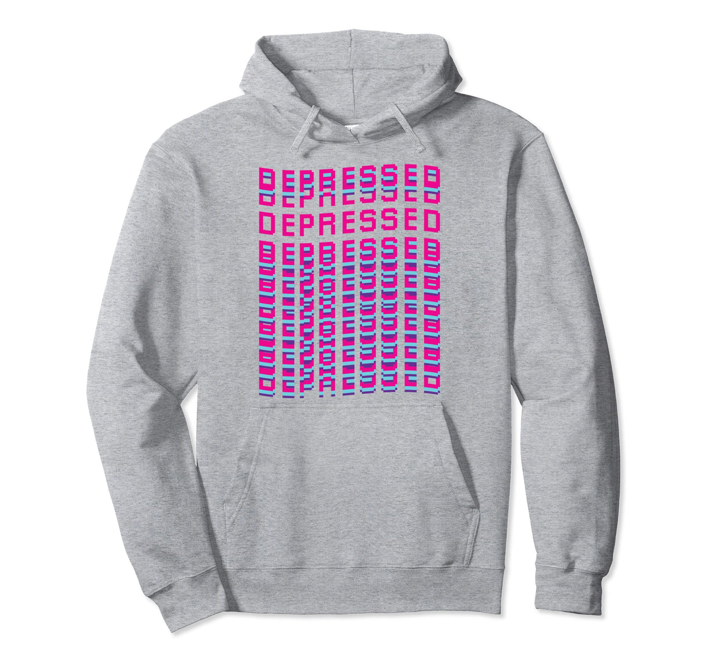 Depressed Vaporwave Aesthetic Hoodie - Aesthetic Graphic Men Women - T-Shirt, Sweatshirt, Hoodie
