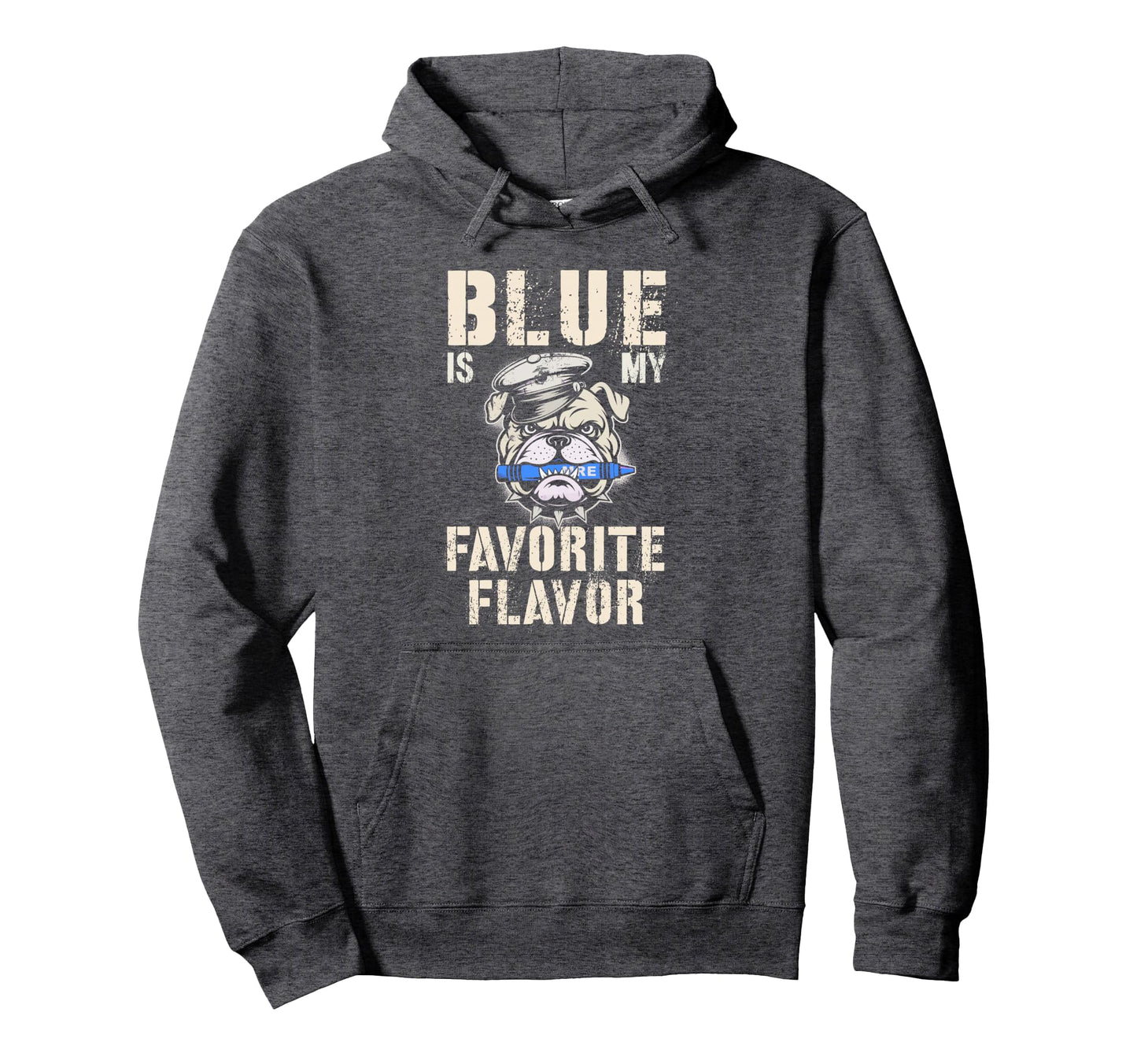 Blue My Favorite Flavor I Eat Crayons War Hoodie - Custom Art Print Unisex - T-Shirt, Sweatshirt, Hoodie