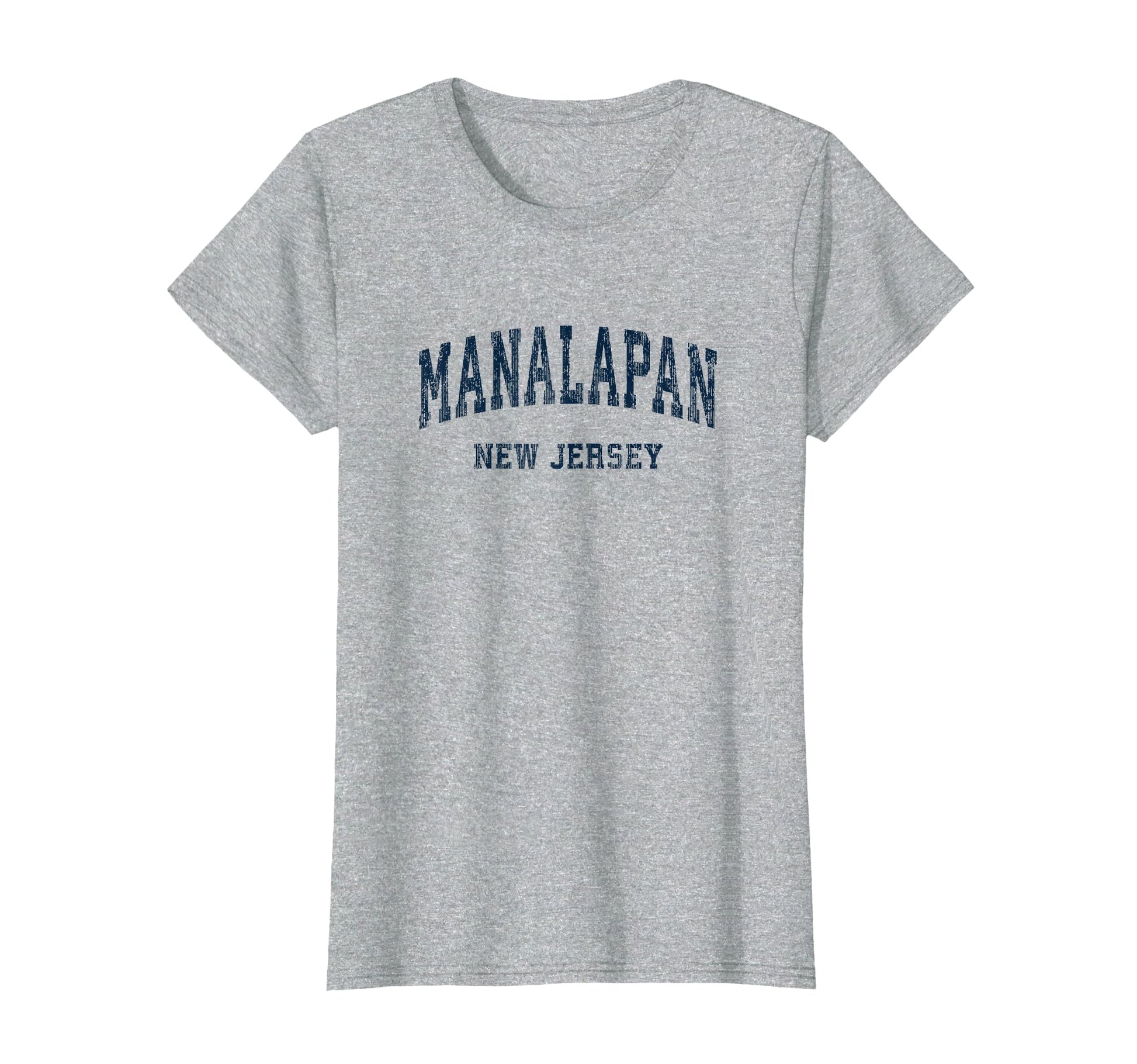 Manalapan New Jersey Nj Varsity Sports Navy T-Shirt - Trendy Graphic Unisex - T-Shirt, Sweatshirt, Hoodie