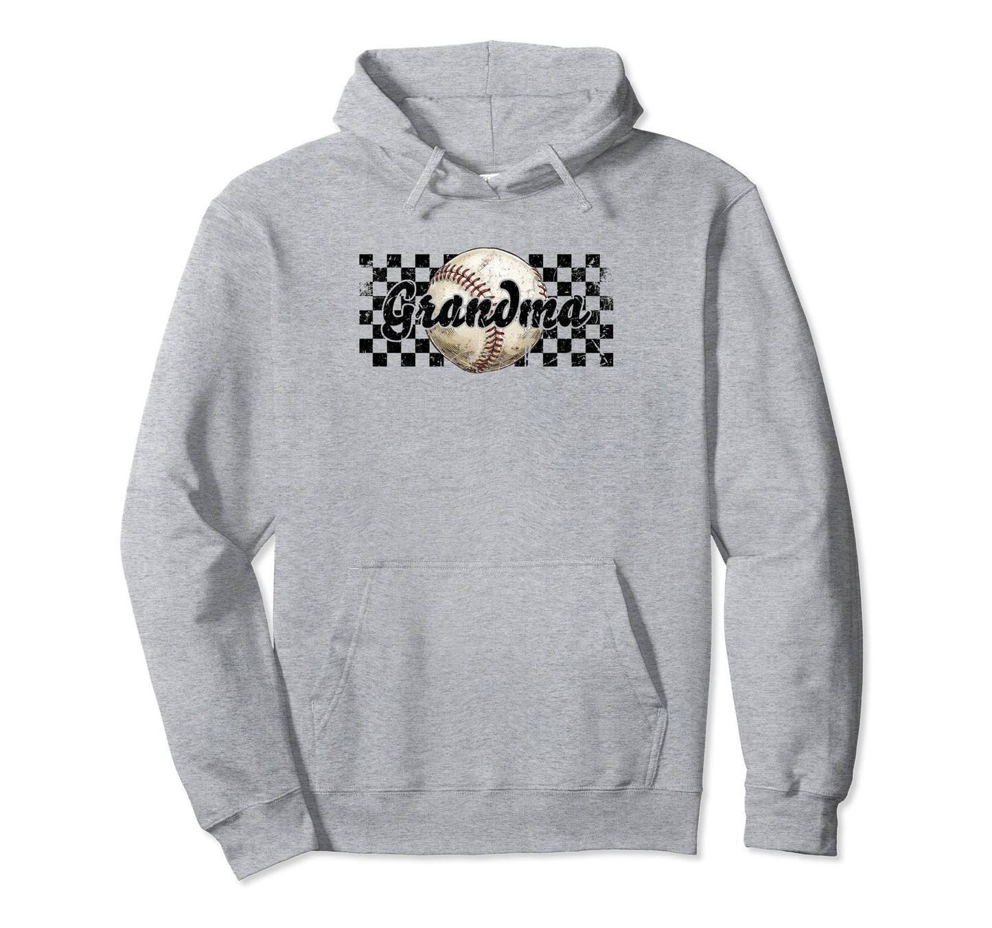 Baseball Grandma Funny Sport Hoodie - Novelty Apparel Men Women - T-Shirt, Sweatshirt, Hoodie