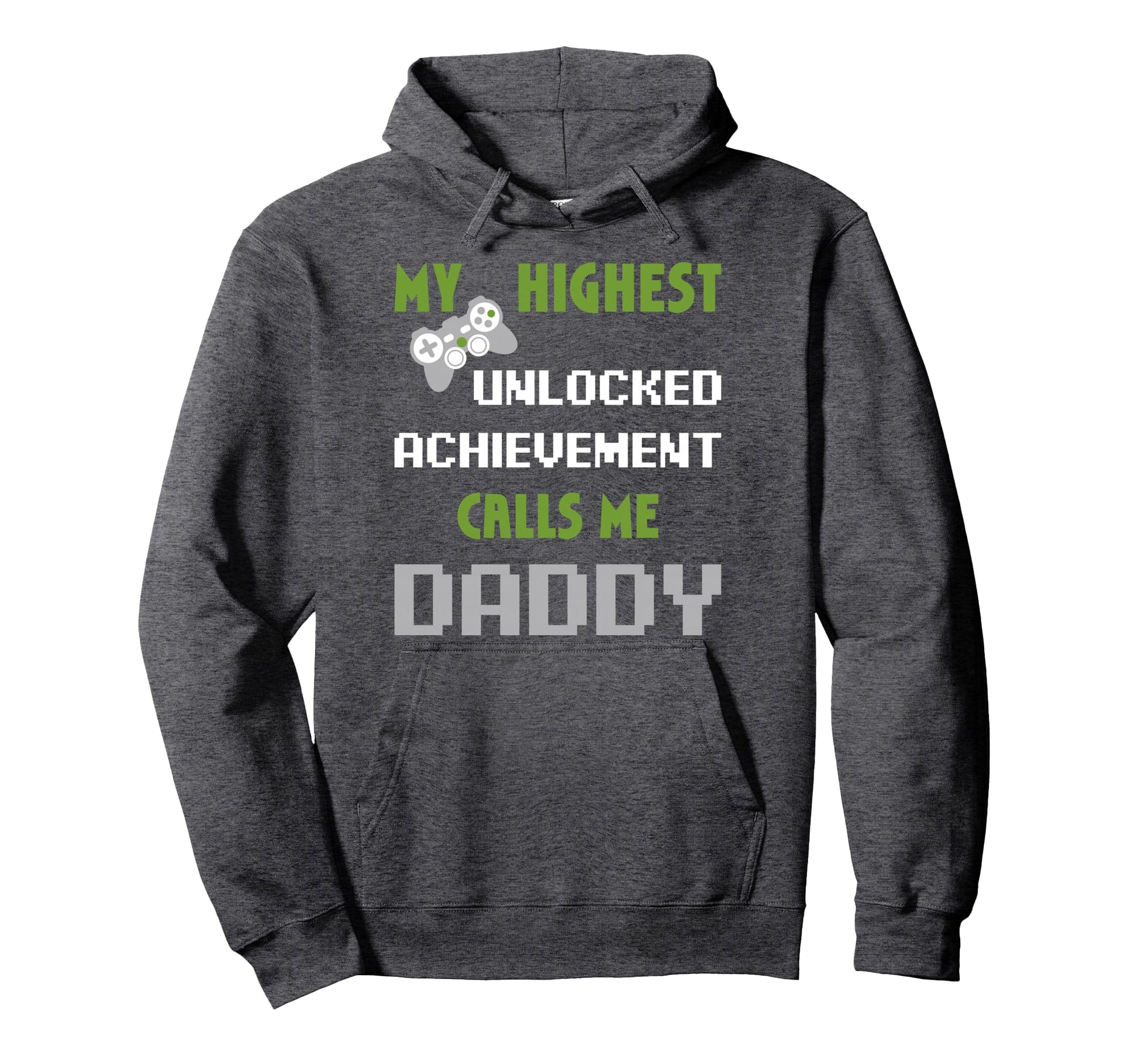 Nerdy Funny Fathers Day Gamer Dad Video Hoodie - Unique Graphic Unisex - T-Shirt, Sweatshirt, Hoodie