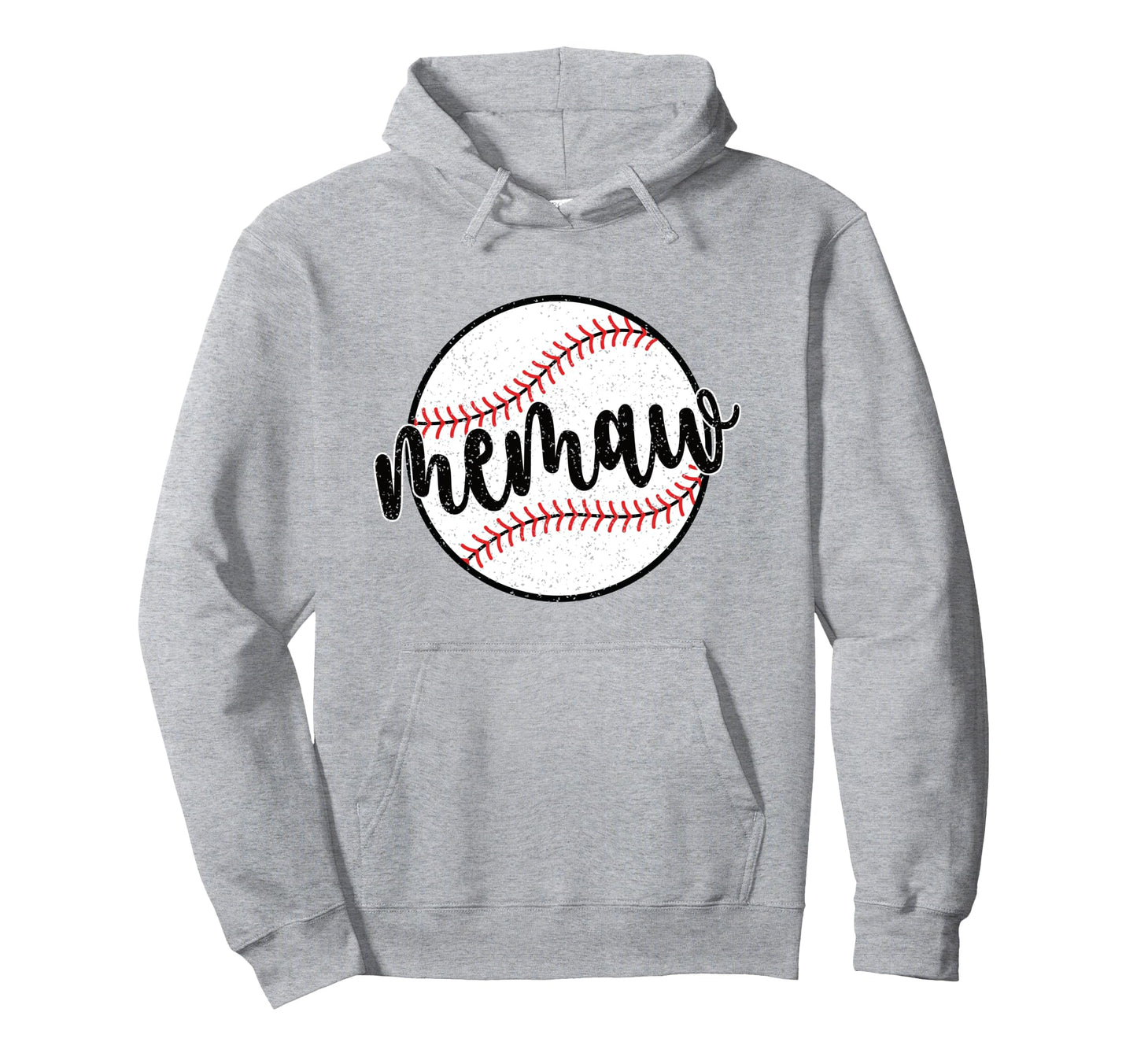 Proud Baseball Memaw Grandma Baseball Hoodie - Casual Everyday Wear Unisex - T-Shirt, Sweatshirt, Hoodie