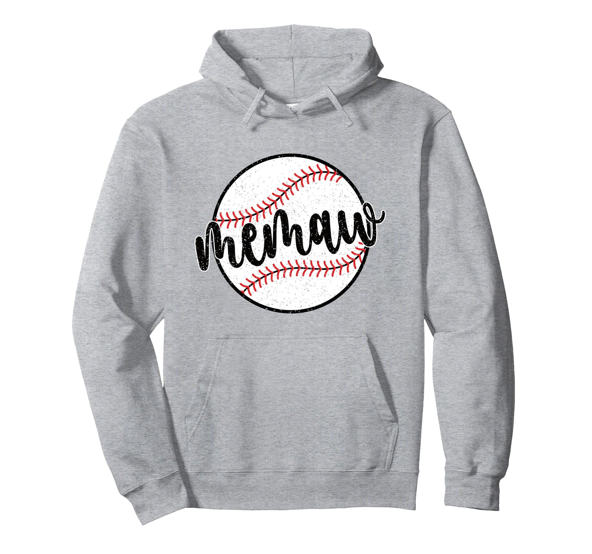 Proud Baseball Memaw Grandma Baseball Hoodie - Casual Everyday Wear Unisex - T-Shirt, Sweatshirt, Hoodie