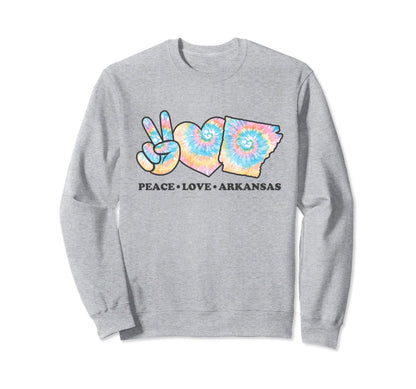 Tie Dye Arkansas Hippie Gift Co T-Shirt - Aesthetic Graphic Men Women - T-Shirt, Sweatshirt, Hoodie