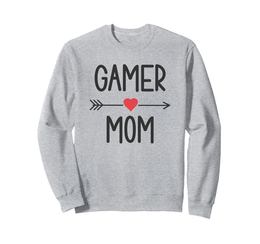 Gamer Mom Funny Video Gamer Sweatshirt - Casual Everyday Wear for Adults - T-Shirt, Sweatshirt, Hoodie