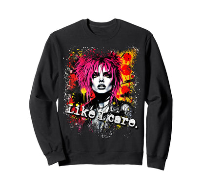 Punk 90S Grunge Distressed Graffiti Sweatshirt - Unique Graphic Unisex - T-Shirt, Sweatshirt, Hoodie