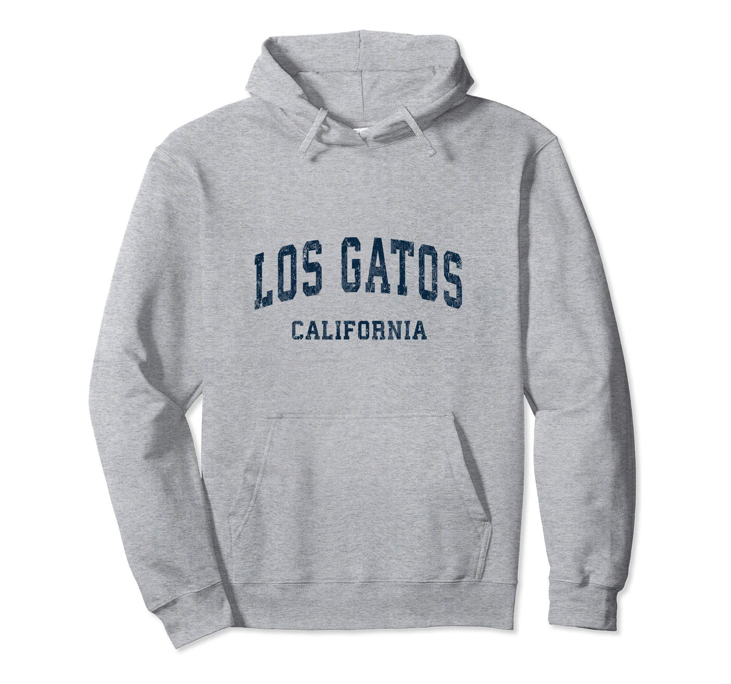 Los Gatos California Ca Varsity Sports Navy Hoodie - Graphic Print Unisex - T-Shirt, Sweatshirt, Hoodie