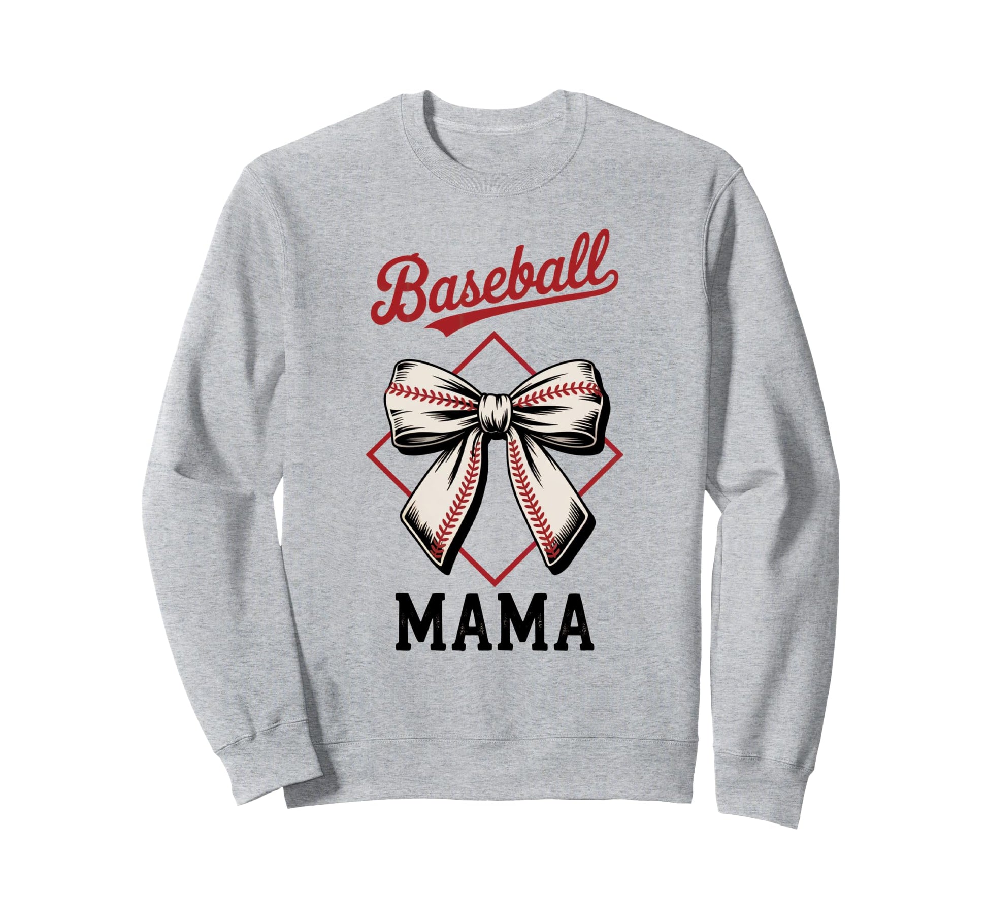 Baseball Mama Game Day Sports Mom Sweatshirt - Custom Art Print Men Women - T-Shirt, Sweatshirt, Hoodie