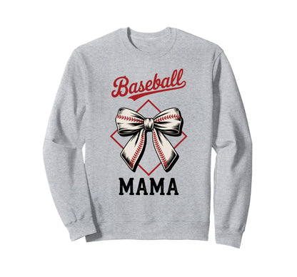 Baseball Mama Game Day Sports Mom Sweatshirt - Custom Art Print Men Women - T-Shirt, Sweatshirt, Hoodie