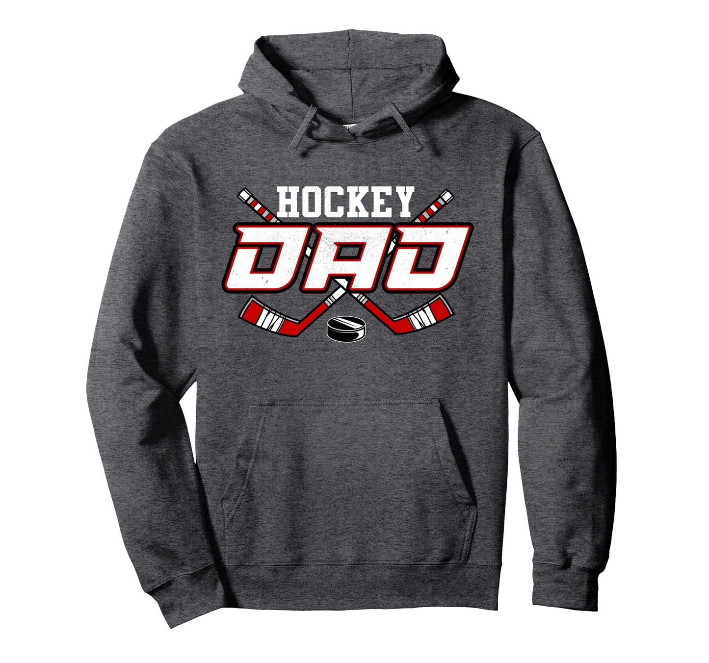 Hockey Dad Shirts Papa Fathers Day Hoodie - Aesthetic Graphic for Adults - T-Shirt, Sweatshirt, Hoodie